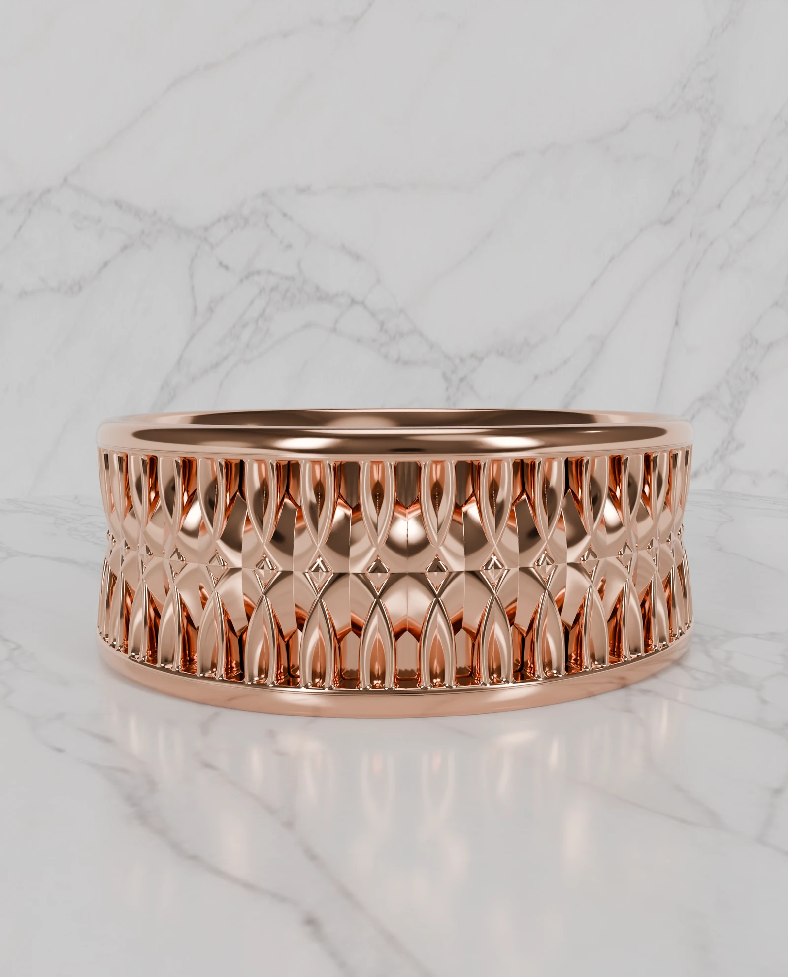 Client supplied Royalty rose gold render