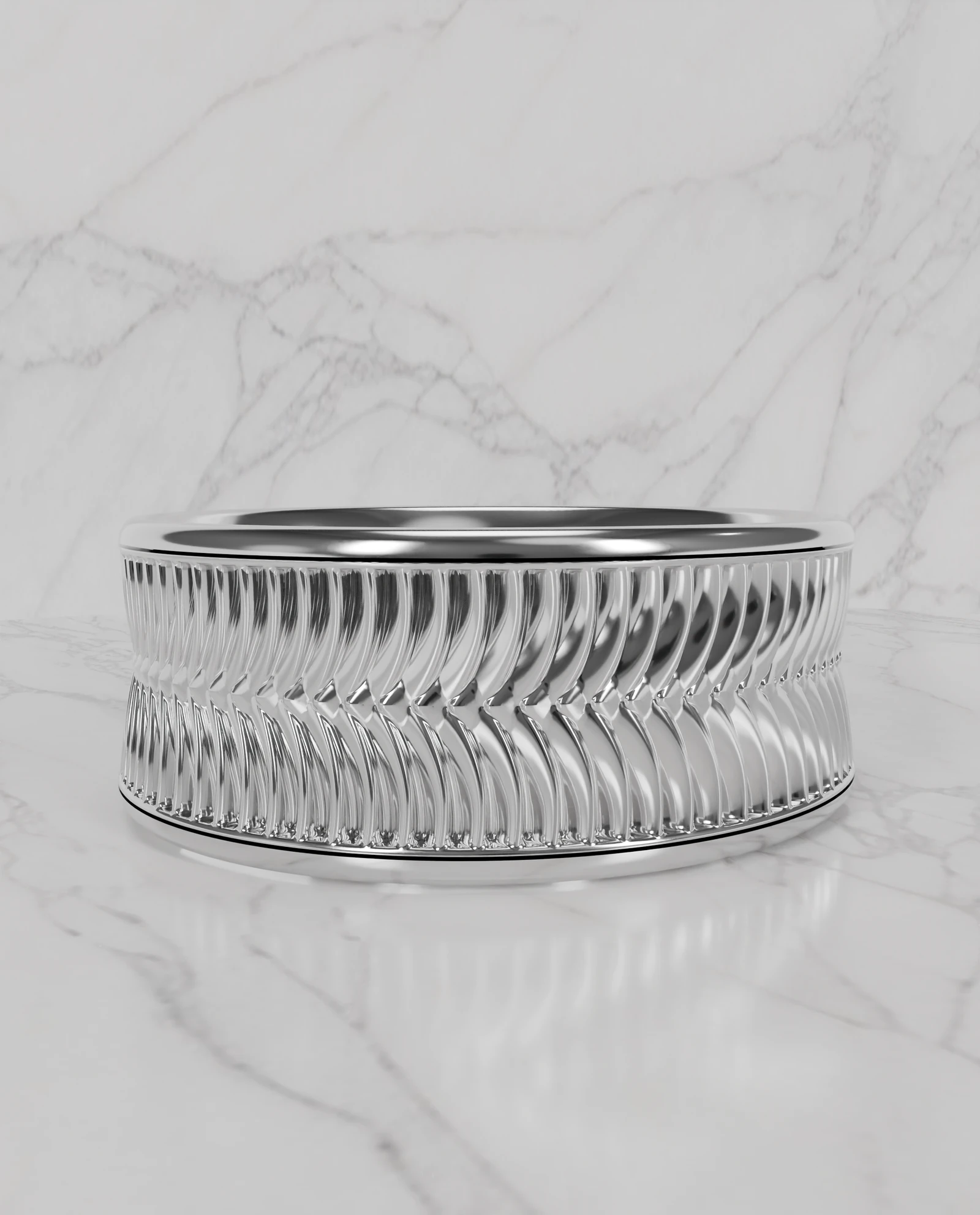 Serpent, Silver render